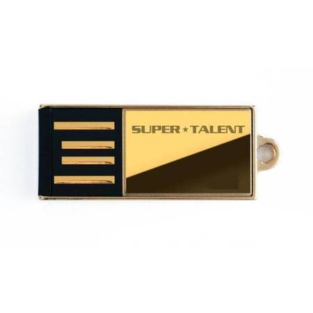 SUPER TALENT Pico-C 32GB Gold Limited Edition USB 2.0 Flash Drive STU32GPCG